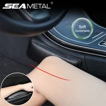 Leather Car Leg Cushion Pad Universal Auto Seat Side Rest Knee Pads Soft Mat Armrest Central Control Protector Knee Accessories