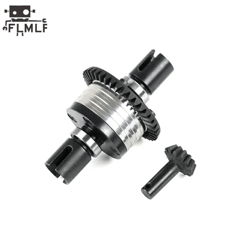 

Металлический раздельный дифференциальный корпус с ЧПУ, Комплект переднего и заднего дифференциала в сборе, подходит для 1/5 радиоуправляемого автомобиля Rofun Rovan F5 RF5, детали для грузовиков и игрушек