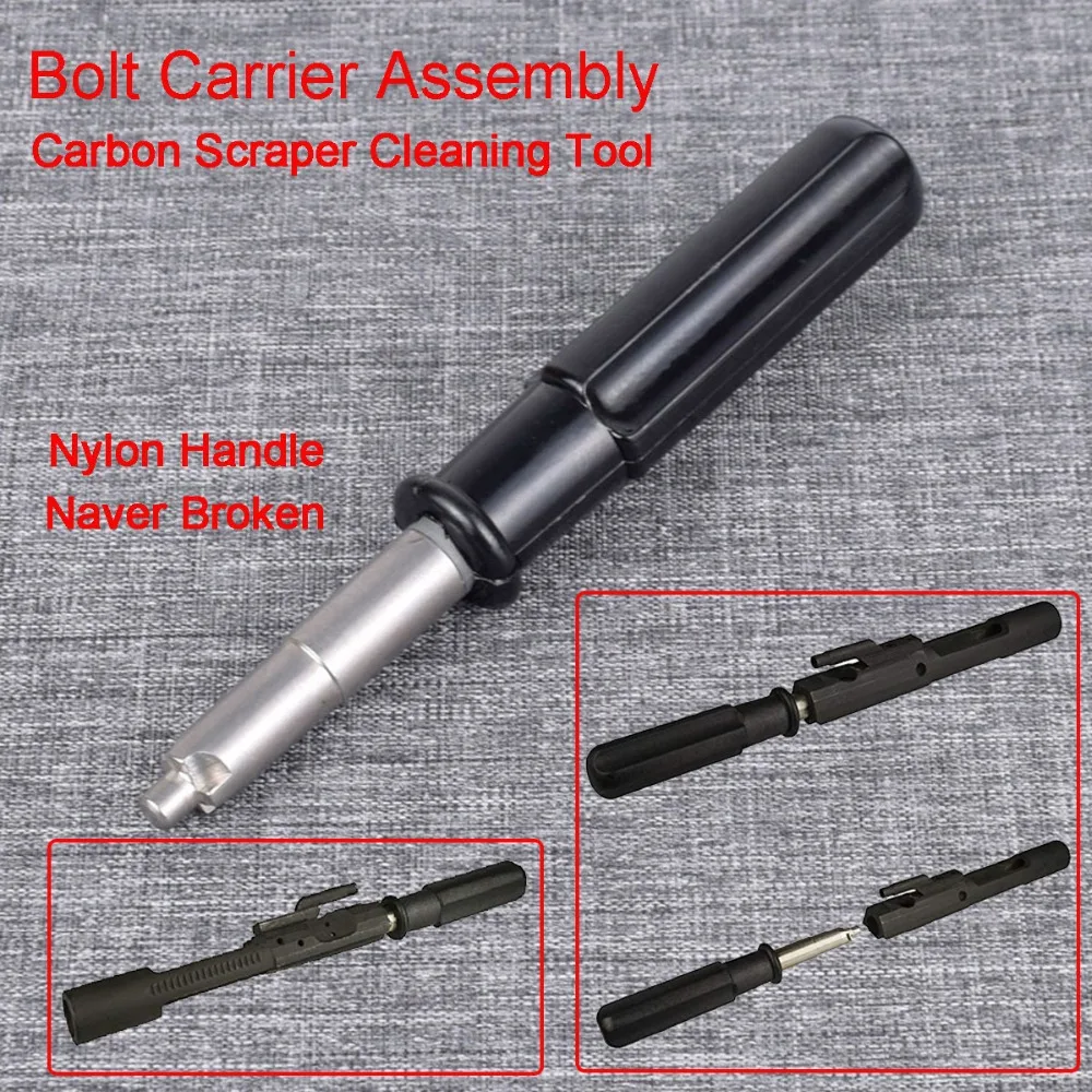 

Tactical Carbon Cleaning Tool AR15 M16 .223 Rifle Steel Bolt Carrier Carbon Scraper Hunting Gun Accessory With Brownells Scraper