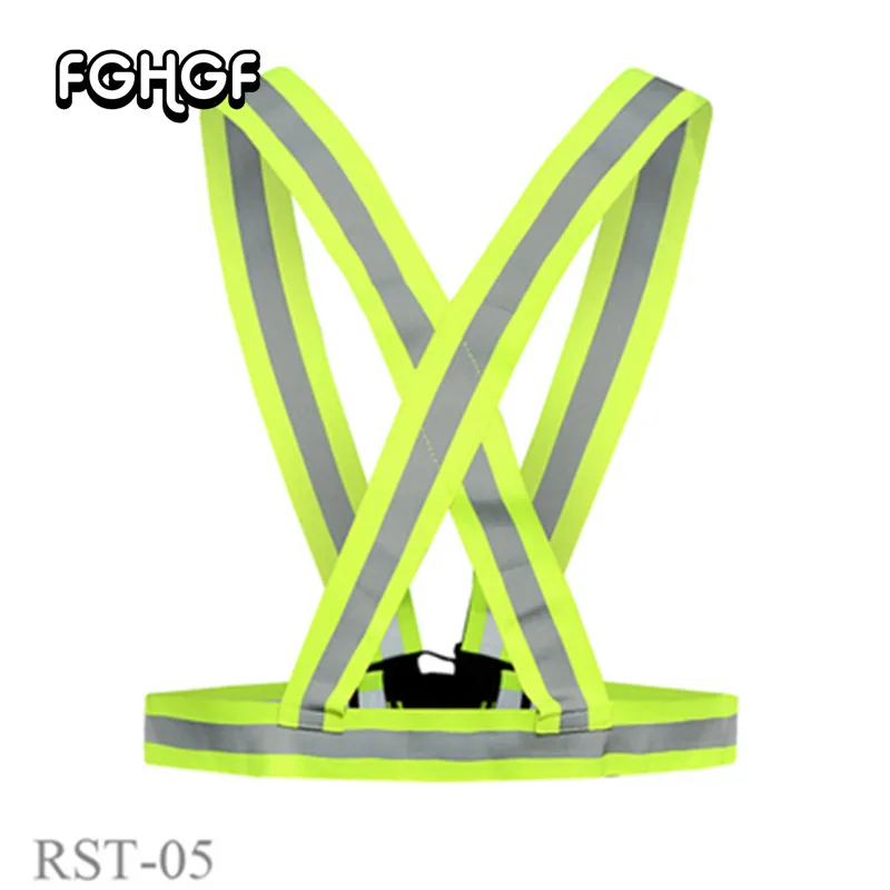 

Safety High Visibility Reflection Vest Waistcoat Outdoor Running Cycling Vest Harness Reflective Belt Safety Jacket