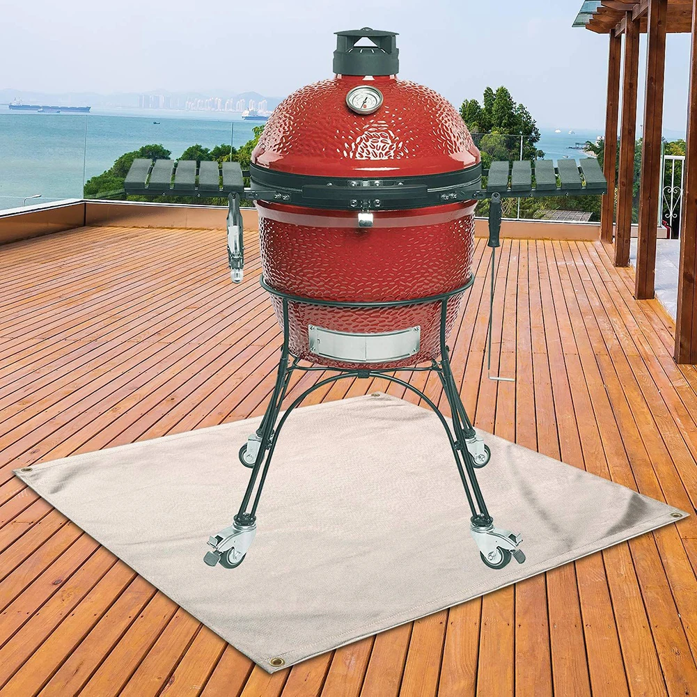 Tapis de Camping ignifuge, isolation thermique ignifuge, Protection du sol,  tapis de Barbecue en plein air, couverture de pique-nique - AliExpress