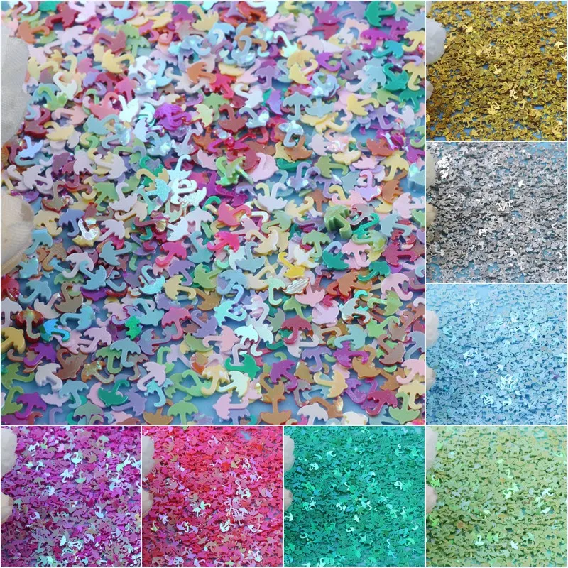 

5mm Mini Umbrella Shape Sequins Scrapbooking Paillettes DIY Garment Sewing Accessories Glitter Confetti Nails Art Crafts 20g