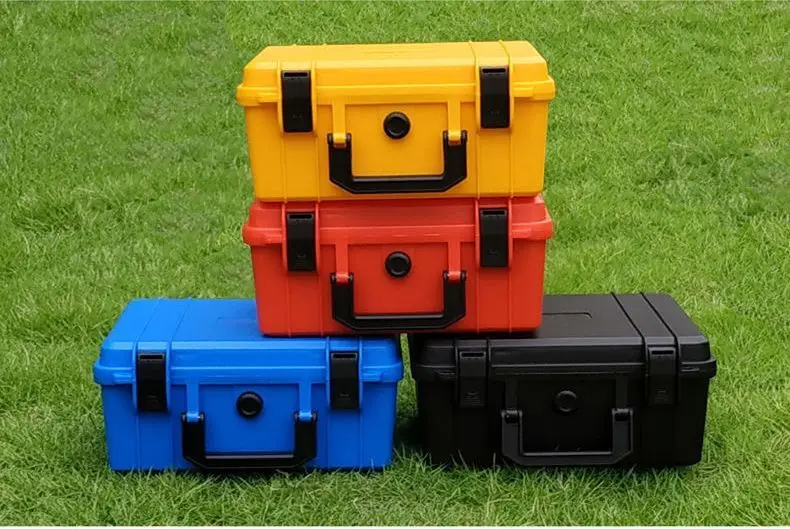 

280x240x130mm Plastic Thickened Suitcase Moisture-proof Box Instrument Box Repair Hardware Portable Outdoor Tool Box