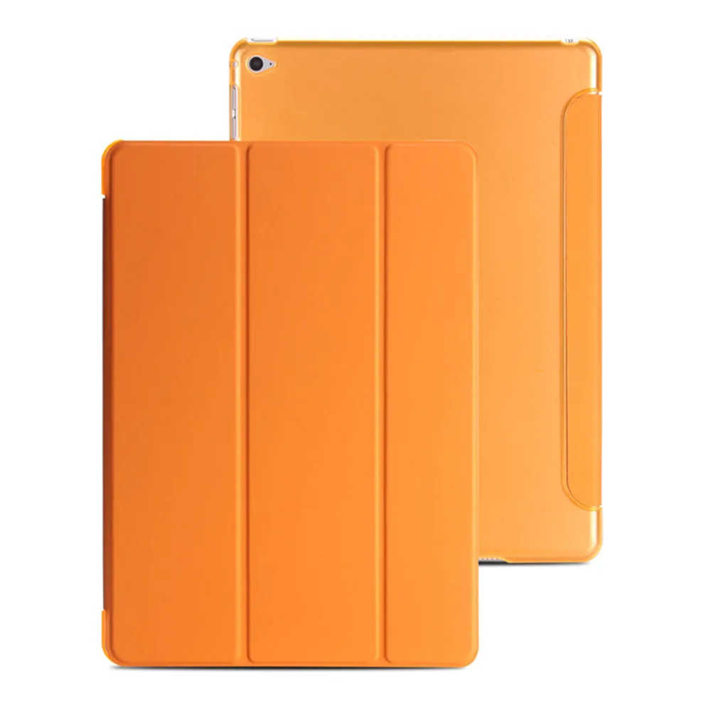 Чехол для ipad Air, Aiyopeen, откидная подставка, искусственная кожа и жесткий чехол из поликарбоната для ipad A1474 A1475 A1476, умный чехол для ipad Air 1, чехол - Цвет: Orange