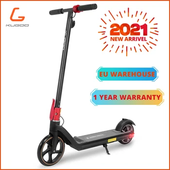 شراء KUGOO كيرين صغيرة 2 للطي سكوتر كهربائي للأطفال 150 واط فرش السيارات ماكس 15 Km/ساعة 4AH بطارية الجبهة 8 بوصة الخلفية 6.5 بوصة