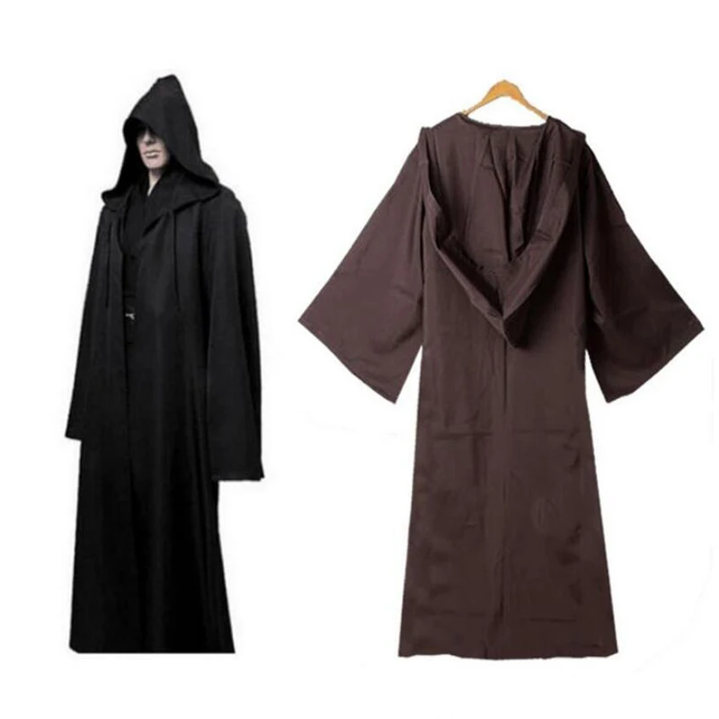 Унисекс Звезда на Хэллоуин Wars Jedi/Сит рыцарский плащ Косплэй для взрослых/детский