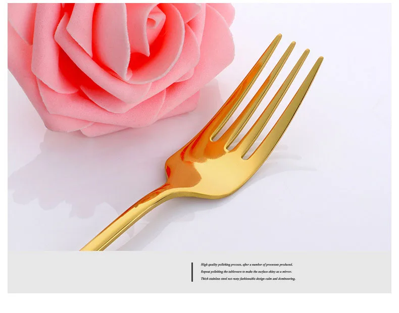 Creative Rainbow Fork Tableware for Hotel Restaurant Stainless Steel Dinner Fork Cutlery Dinnerware Kitchen Table Fork