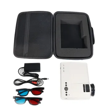 

Besegad Portable Travel EVA Carrying Case Bag Box Pouch Storage Organizer for Ragu Z400 APEMAN LC350 Mini Projector Storage Bag