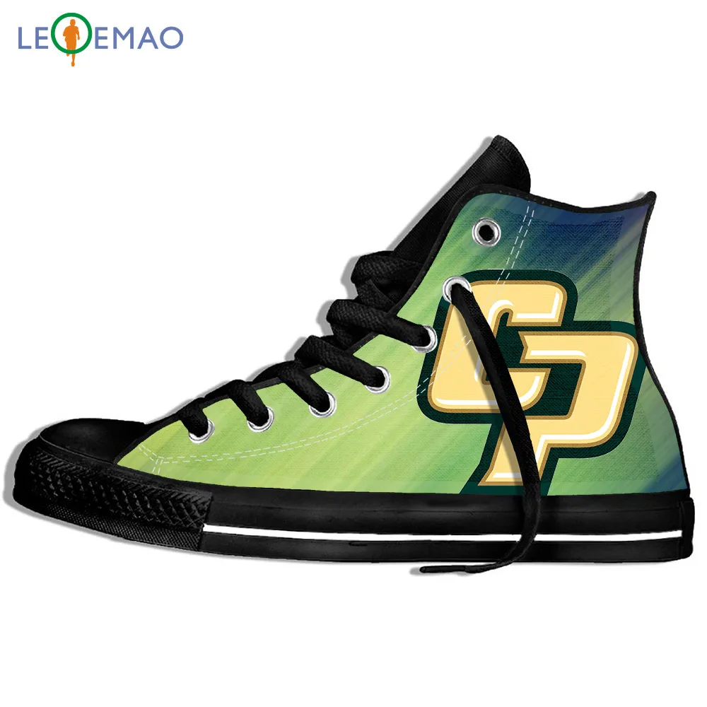 

Custom Logo Image Printing Sneakers Shoes Cal Poly Mustangs Canvas Breathable Walking Flat Zapatos De Mujer Outdoor