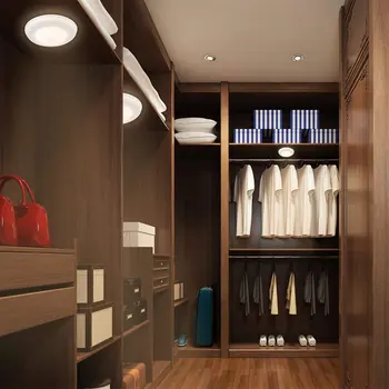 

YQ-1141 Ultra-thin 17 LED Human Body Induction Ceiling Lamp Night Light Human Body Motion Sensor Home Night Lamp