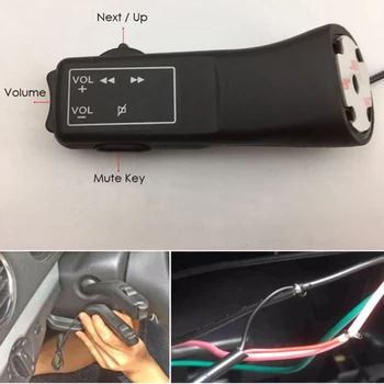 

DVD Remote Control 1x Nylon plastic Universal Steering Wheel Brand new