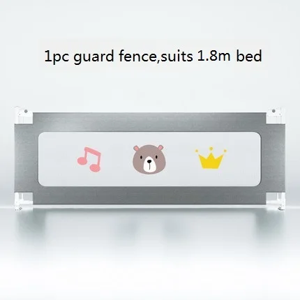 greybearking-1.8 Портативное дорожное ограждение для кровати детский манеж детская кровать safeti Rails ограждение для защиты ребенка от падения с кровати - Цвет: greybearking-1.8
