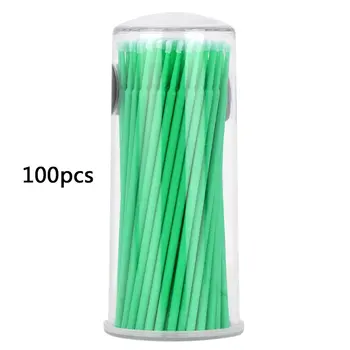 

NEW 100 pcs Bottled Disposable Cotton Bud Eyelash Grafting Mascara Gel Paste Cleaning Stick Cleaning Cotton Swab Cheap