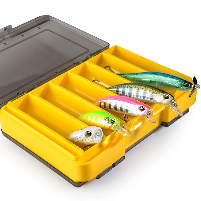 MEREDITH Convenient Sided Fishing Tackle Box 12 Compartments Bait Lure Hook Storage Box Fishing Accessories