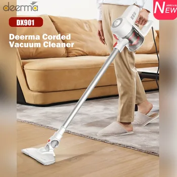 

Deerma DX901 Vertical Hand-Held Vacuum Cleaner Corded 2-In-1 Large Capacity Strong Suction Cleaning Machine Sweeper Aspirator