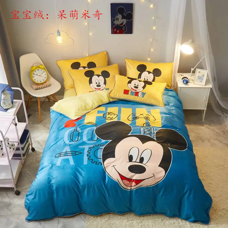Disney-Juego cama de Winnie the para niños, edredón de tamaño Queen, funda de edredón para de niñas, de tamaño doble colcha, sábanas individuales _ AliExpress Mobile