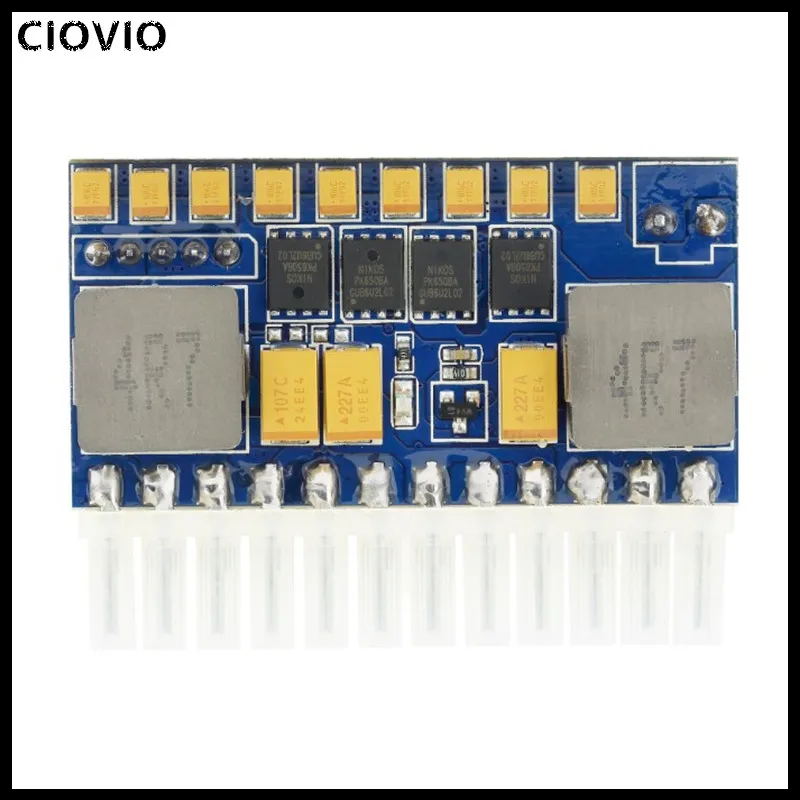 721 CIOVIO 250P 24pin DC ATX PSU 12V DC Input 250W Peak Output Switch DC-DC ATX Pico PSU MINI ITX PC Power Supply For Computer