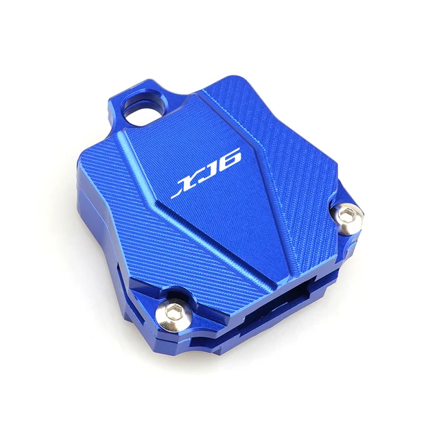 Para yamaha xj6 xj 6 liga de alumínio modificado moto caso chave escudo capa  protetora capa azul (chave sem chip) - AliExpress