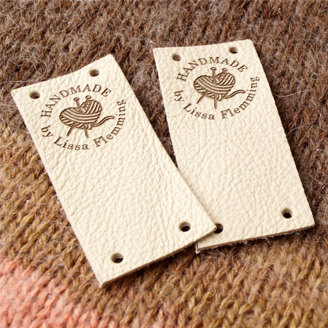 Custom Clothing Labels, Leather Labels For Handmade Items