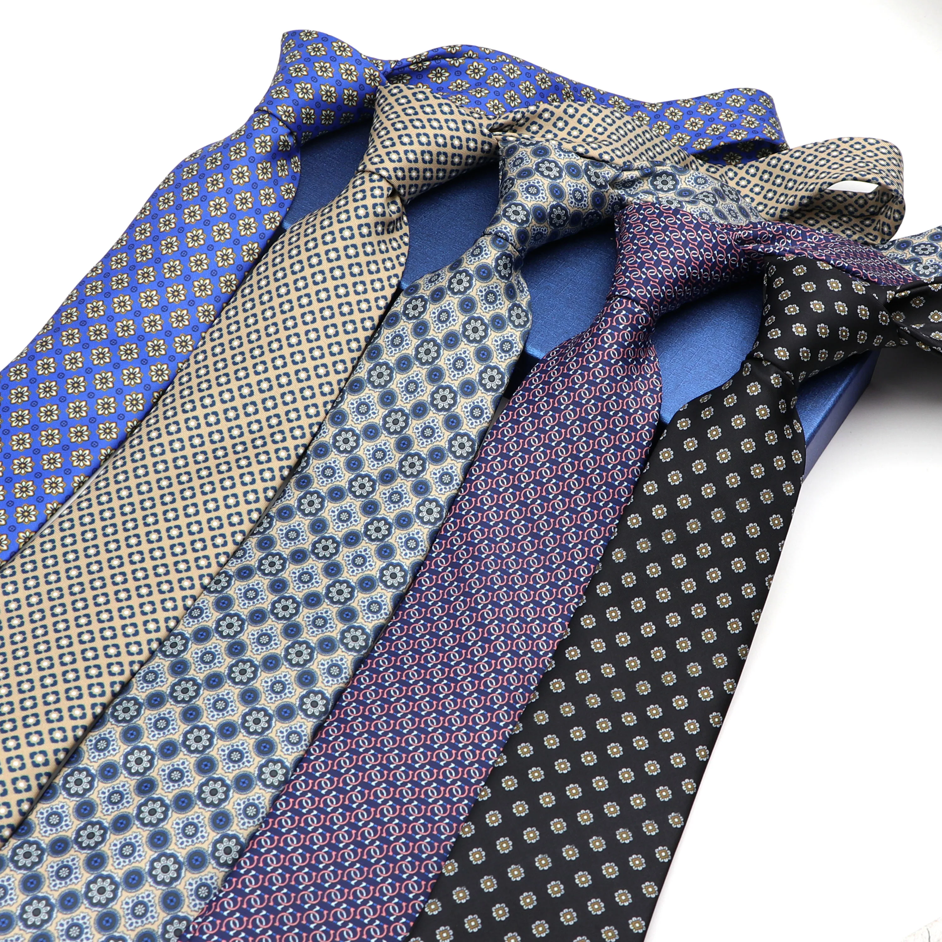 Hanky & Cufflinks DQT New Jacquard Thin Stripe Business Classic Party Men's Tie 