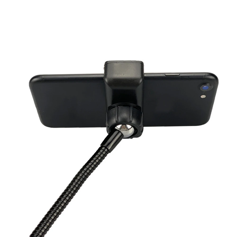 1 шт. черный зажим + мини штатив Алюминиевый металлический легкий Настольный