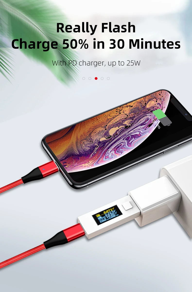 18 Вт PD кабель USB C до 8Pin кабель для iPhone 11 Pro XS X XR Магнитный кабель QC4.0 3,0 type C кабель для передачи данных для Macbook USB C шнур