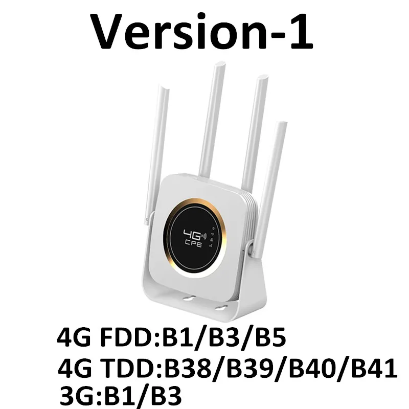 version-1White KuWFi 4G LTE маршрутизатор Lan порт беспроводной CPE 3000 мАч батарея 4G LTE модем 300 Мбит/с Мобильная точка доступа Wifi с слотом для sim-карты - Цвет: version-1White