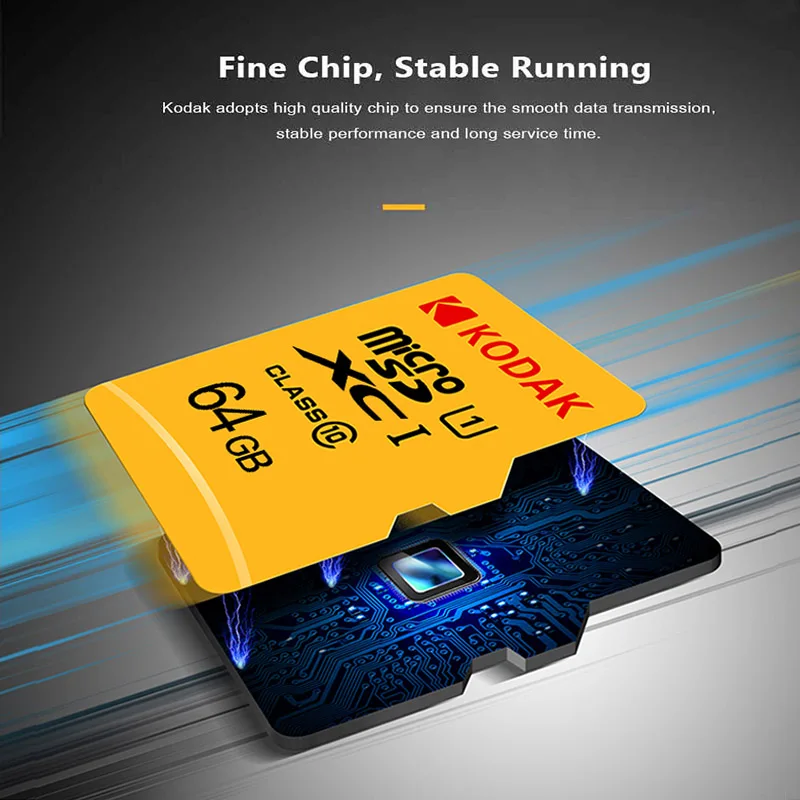 Карта памяти Micro SD KODAK класс 10 128 ГБ 64 32 16 U1 sd kart 4K U3 256 512 ГБ|Карты памяти| |