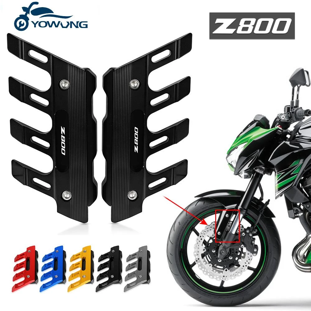 For Kawasaki Z800 Z800E Motorcycle Mudguard Front Protector Guard Block Fender Anti fall Slider Accessories Z800|Covers & Mouldings| - AliExpress