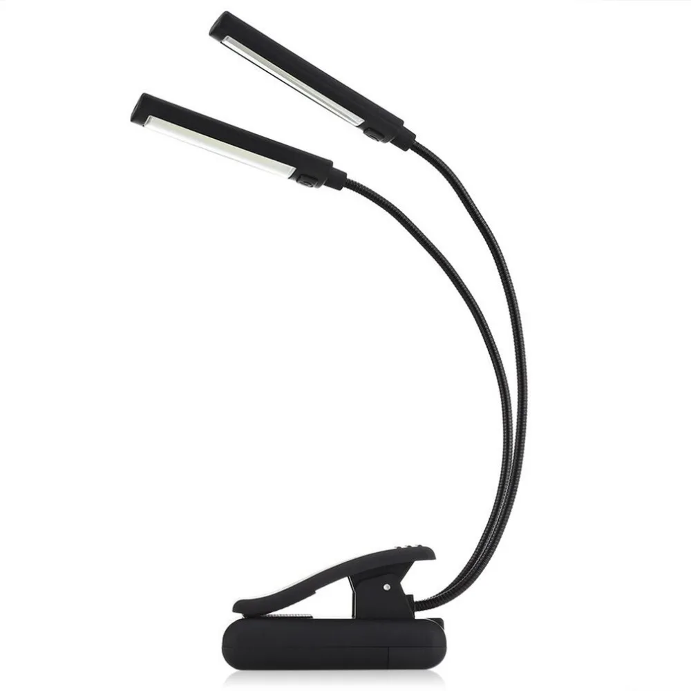 ICOCO 6W LED USB Dimmable Clip On Reading Light for Laptop Notebook Piano Bed Headboard Desk Portable Night Light