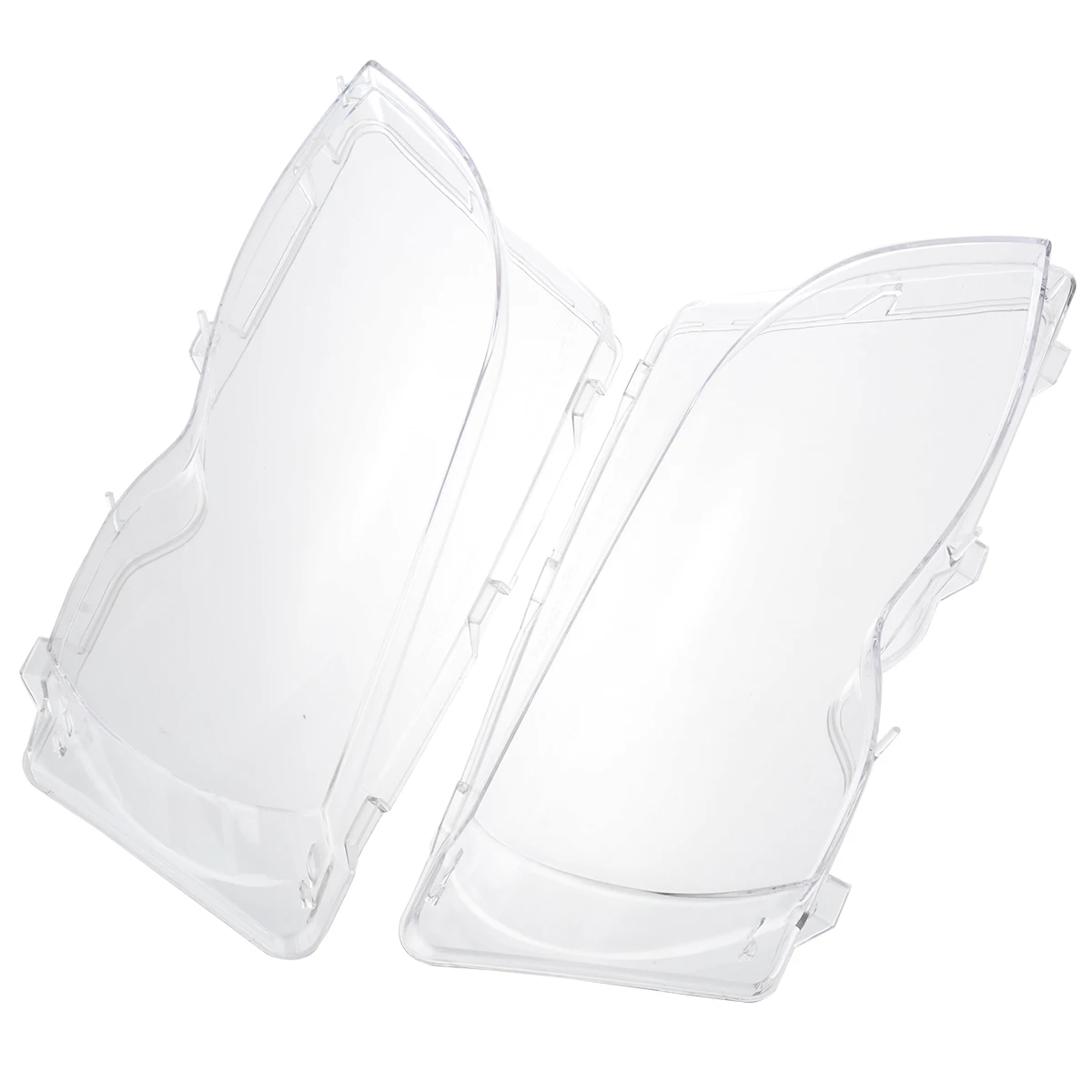 Mayitr 2pcs Car Headlight Glass Cover Clear 4 Door Automobile Left Right Headlamp Head Light Lens Styling For BMW E46 98-01