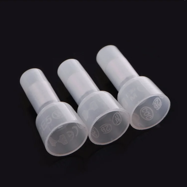 50/100pcs CE Type CE-1 CE-2 CE-5 CE-8 Wire Terminal Pressure Line Nylon66 Closed End Caps Connector Car Audio Cable Crimp Splice