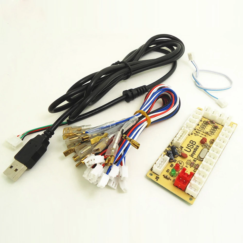 Нулевой задержки USB PC джойстик PCB Плата USB управления для MAME игры мини настольная аркадная машина-2PIN+ Hape