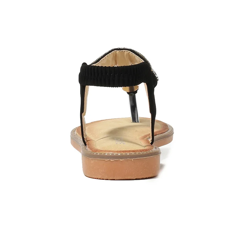 

2019 Summer New Style Trend Versatile Pearl Elastic Large Size WOMEN'S Shoes Support Platform