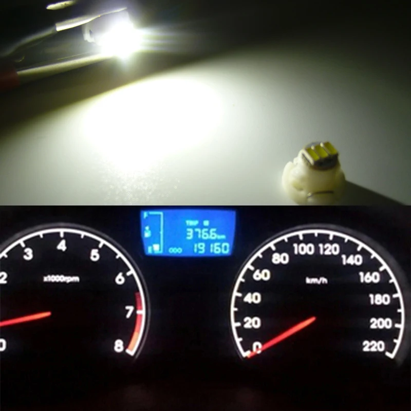 10x Neo Клин T4.2 светодиодный свет 90010-01122 нагреватель переменного тока контрольная лампа для Toyota Corolla 2009-2013; RAV4 2006-2012; для матрицы 2009