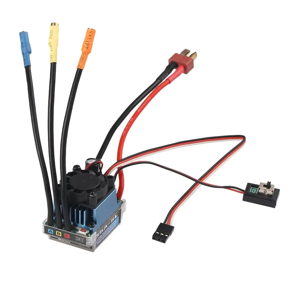 35A 6V 1.5A BEC ESC бесщеточный Электрический регулятор скорости для 1:12 - Цена: 472,83 руб.