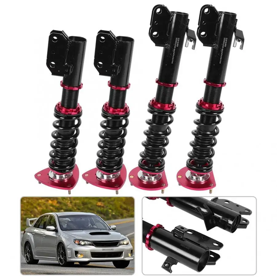 Регулируемый автомобильный амортизатор coilver набор распорок подходит для Subaru Impreza WRX 05-07