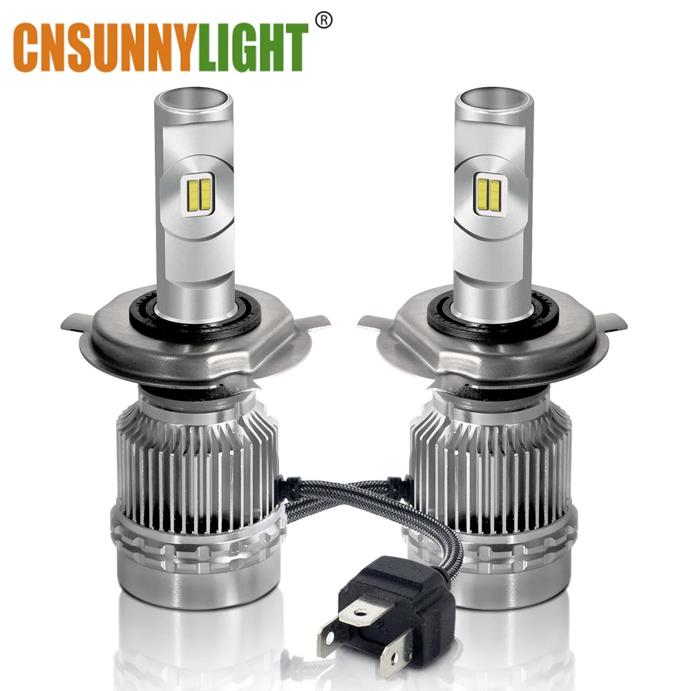 Флип светодиодные лампы CNSUNNY H4 H7 H11 H1 H3 9005 9006 6000 лм К 12 В 24 В|Передние LED-фары для