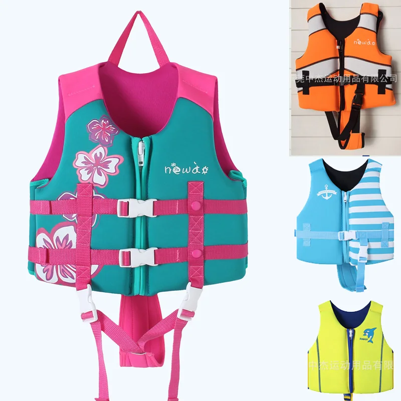 KidsSwimmingJacketNeopreneSafetyLifeVestWaterSportsKayaking