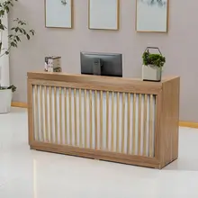 Comptoir de caisse minimaliste chinois moderne, magasin de vêtements, bar barbier salon de beauté, comptoir de réception, bureau de réception