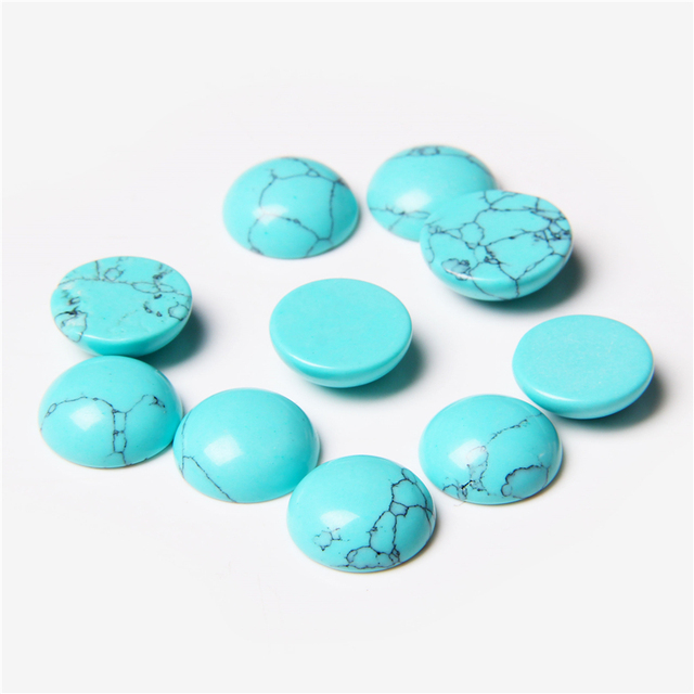 Round Natural Stone Cabochon Jewelry Making Finding Gem Agates Rings Crystal Cabochon Accessories DIY Handmade Wholesale