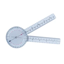 Econômico 8 Polegada 33cm calibrado goniômetro régua comum 360 graus gama ferramenta