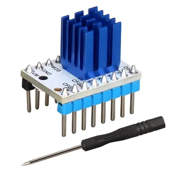 

Stepper Motor Mute Driver with Heat Sink Silent Excellent Stability and Protection for 3D Printer Control Board