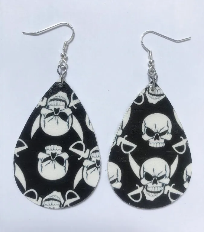 

1pair Punk Style Korean Cute Halloween Specter Pumpkin Ghost Head Spider Dangle Earrings Witch Lover Gifts