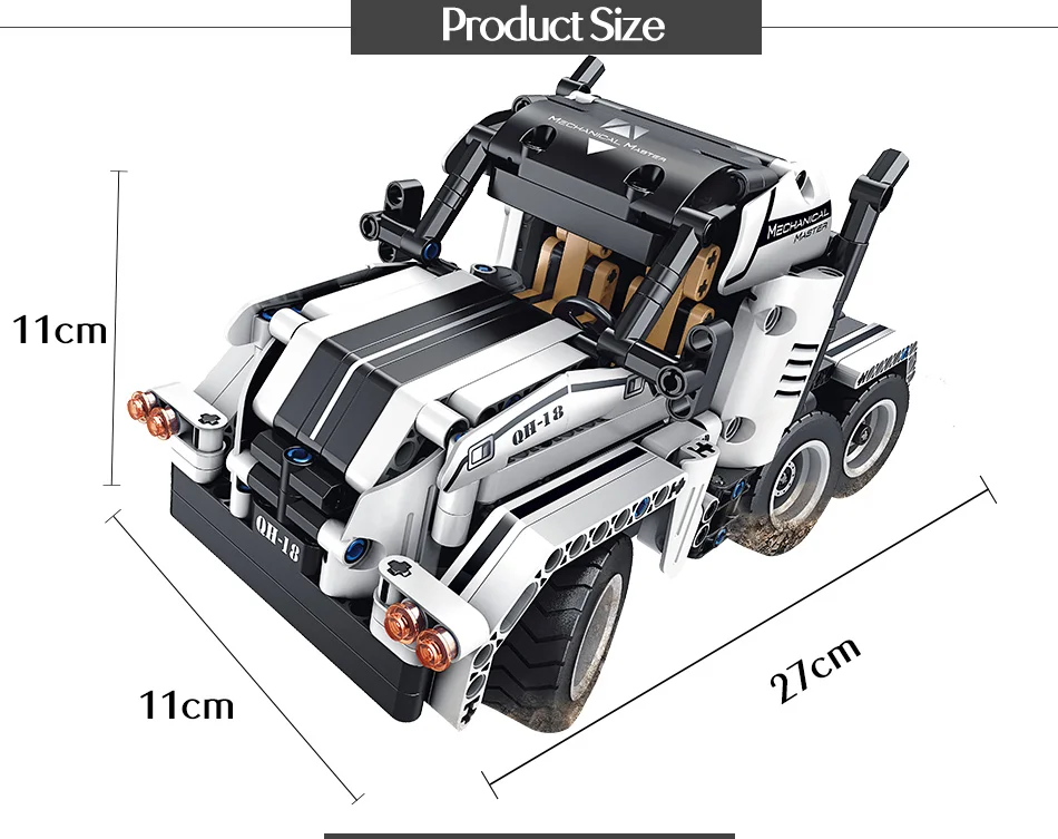 RC 2,4 Ghz City Technic RC автомобиль строительные блоки двойной режим Wrangler гоночный автомобиль кирпичи дистанционного управления автомобиля игрушки для детей
