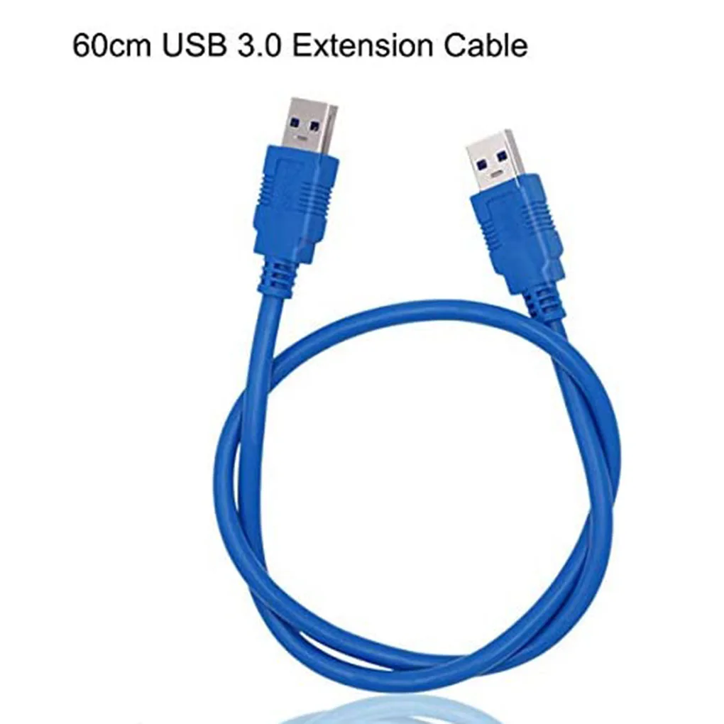 1pcs  PCI-E Riser Card 30CM 60CM 100CM USB 3.0 Cable PCI Express 1X to 16X Extender PCIe Adapter for GPU Miner Mining Blue