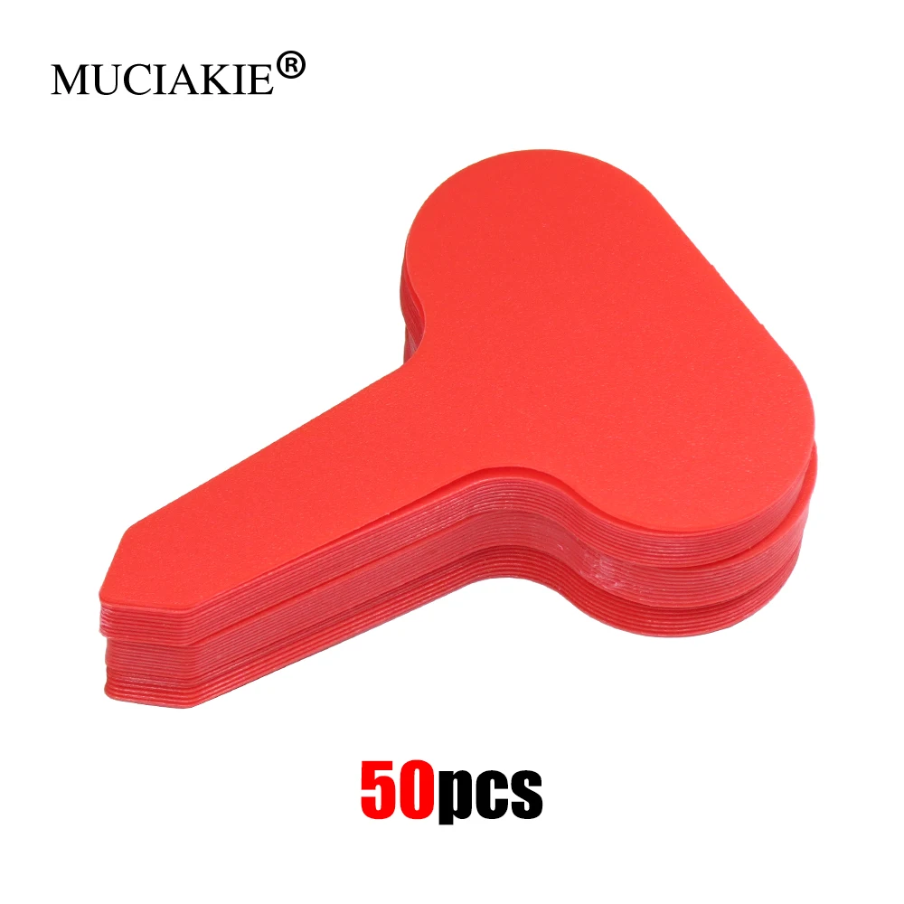MUCIAKIE 50 шт. садовое растение Пластиковые Т-теги цветы в горшке Детские Водонепроницаемые маркер метки Садоводство украшения инструменты
