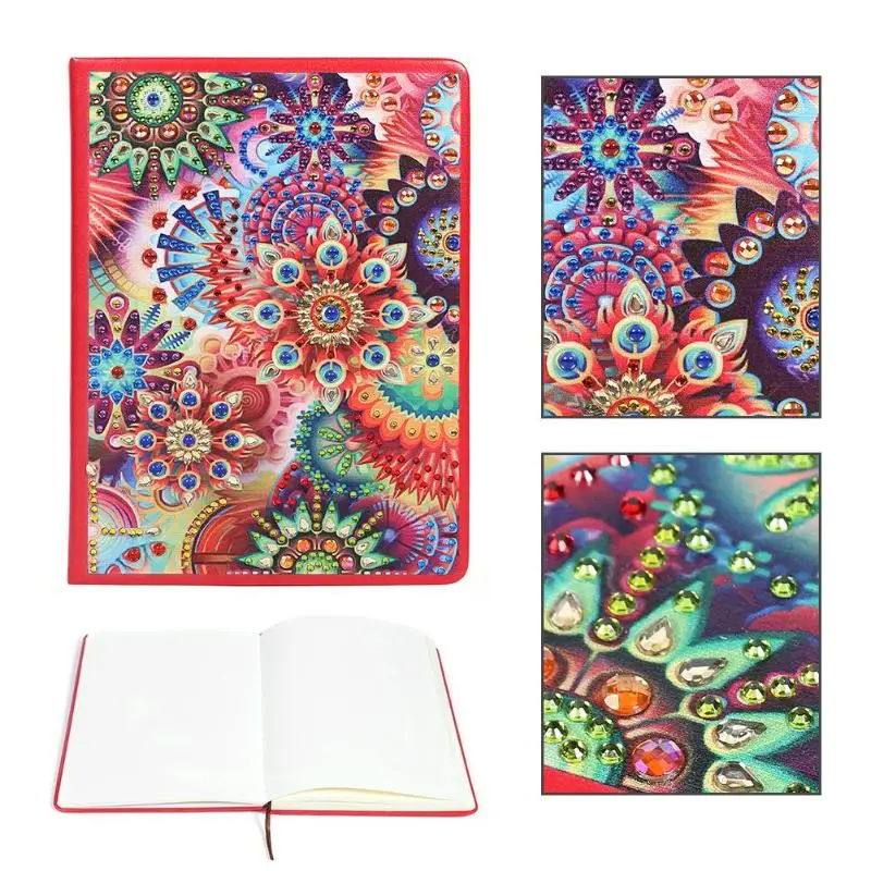 

DIY Special Shaped Diamond Painting Notebook Diary Book 100 Pages A5 Notebook Embroidery Diamond Cross Stitch Craft Gift Newst