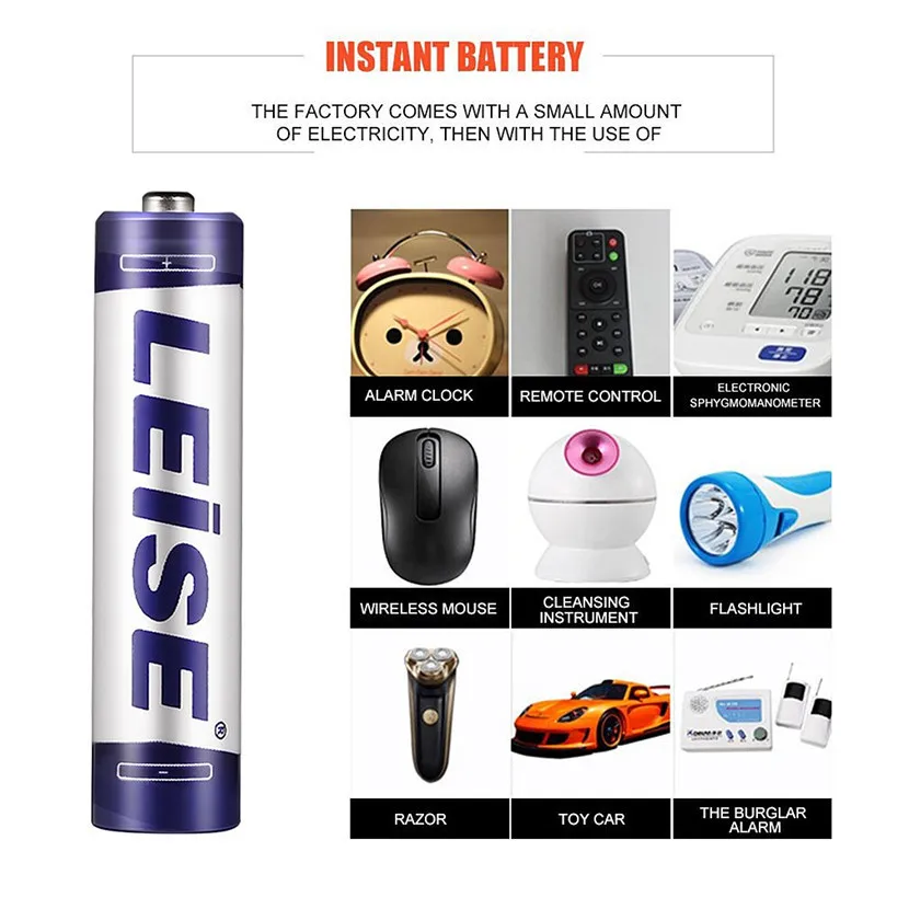 LEISE большой емкости серии AAA NiMH аккумуляторы 950mAh подходит для дистанционного управления игрушки/камеры/микрофон