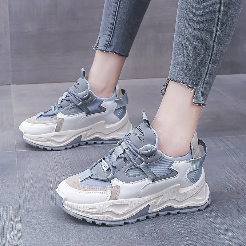 Shoes Women Breathable New Trending Autumn Models White Shoes Wild 2021  Patchwork Sneakers Women Zapatillas De Deporte - AliExpress